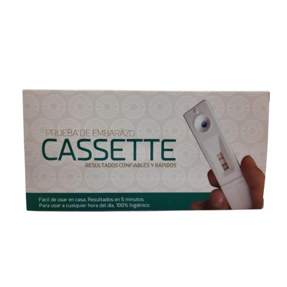 PRUEBA DE EMBARAZO CASSETTE VERDE