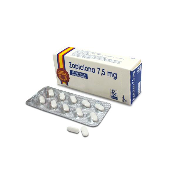 ZOPICLONA 7.5 MG 20 TABLETAS HP