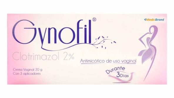 GYNOFIL-CLOTRIMAZOL 2% CREMA VAGINAL TUBO X 20GR