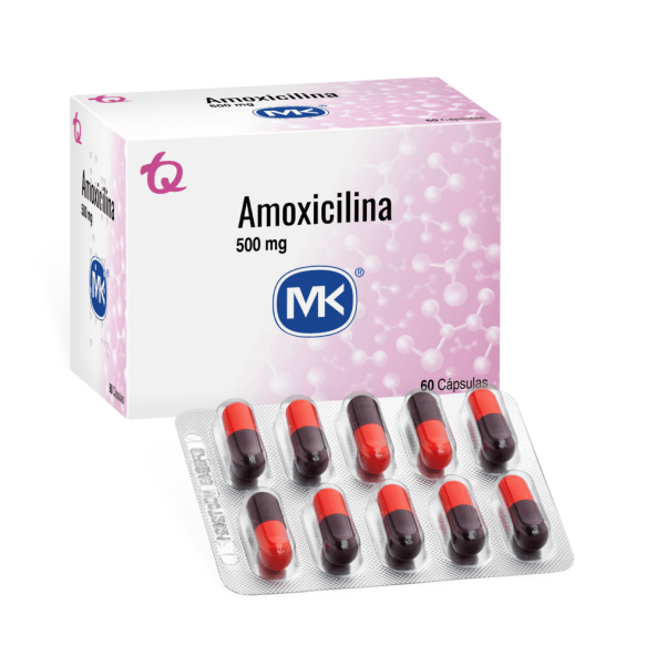 AMOXICILINA 500 MG 60 CAPSULAS MK
