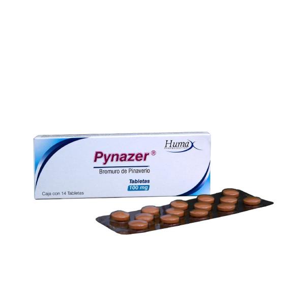 PYNAZER BROMURO DE PINAVERIO 100MG X 14 TAB