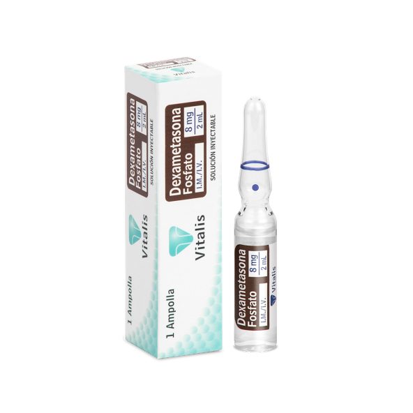 DEXAMETASONA 8MG/2ML 1 AMPOLLA VT
