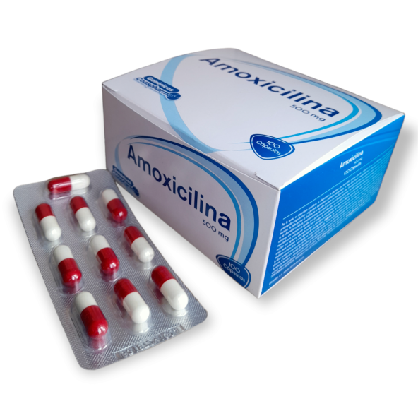 AMOXICILINA 500 MG X 100 CAPS
