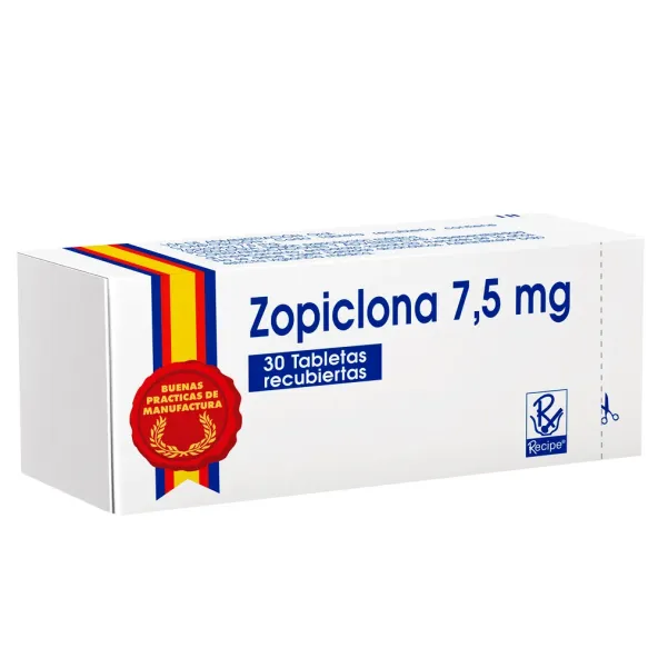 ZOPICLONA 7.5 MG 30 TABLETAS RECIPE