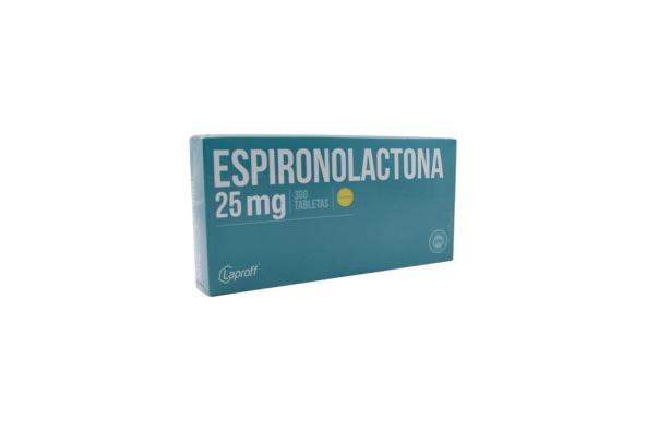 ESPIRONOLACTONA 25 MG 300 TABLETAS LP